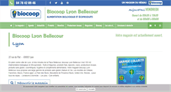 Desktop Screenshot of biocooplyonbellecour.com