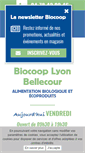 Mobile Screenshot of biocooplyonbellecour.com